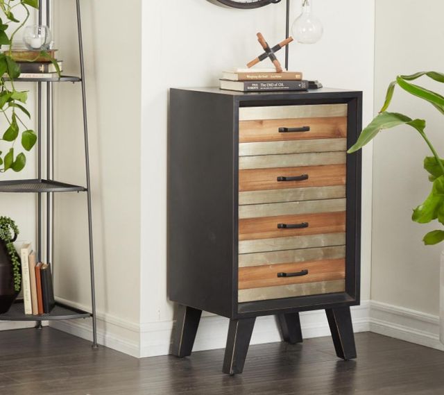 Deco Marche Black Cabinet-4