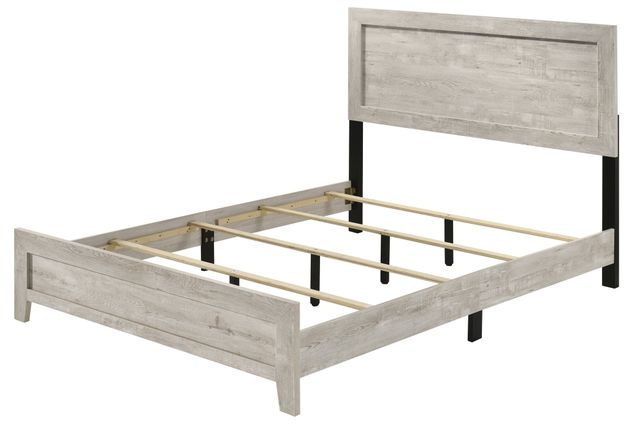 Crown Mark Millie White Twin Panel Bed-2