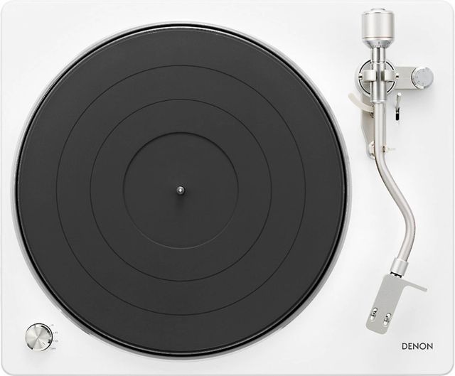 Denon® White Hi-Fi Turntable-3