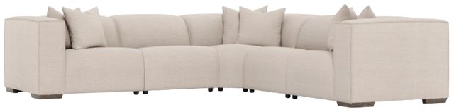 Bernhardt Bliss Bernhardt Living 5-Piece Beige L-Shape Power Reclining Sectional-2