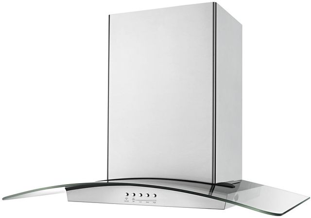 Maytag® 36" Stainless Steel Modern Glass Island Mount Range Hood-2