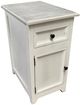 Crestview Collection Queenstown White Chairside Table-0