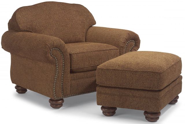 Flexsteel® Bexley One-Tone Ottoman-1