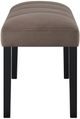 Crown Mark Vega Black/Brown Dining Bench-3