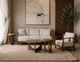 International Furniture Direct Forest Beige/Brown Accent Chair-1