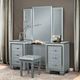 Mazin Furniture Allura Silver Vanity Table-3