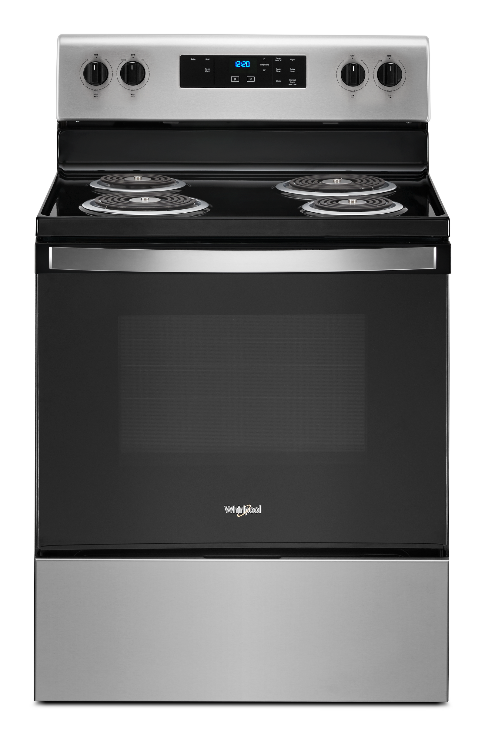 Whirlpool® 30" Stainless Steel Freestanding Electric Range