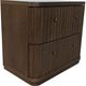 Modus Furniture Penny Chocolate Mousse Fluted Nightstand-0