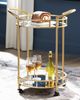 Signature Design by Ashley® Wynora Gold Bar Cart-2