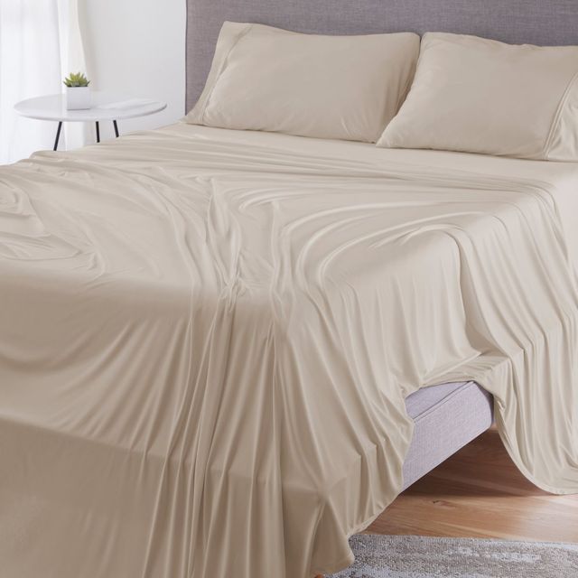 BEDGEAR® Dri-Tec Performance® Medium Beige Queen Sheet Set-1