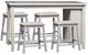 Liberty Furniture Brook Creek 5-Piece White Dining Counter Set-0