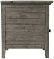 Jofran Inc. Rustic Shores Stone Power Chairside Table-4