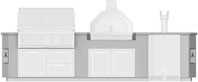 Hestan® GE Series 12' Stainless Steel Outdoor Living Suite-0
