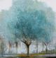 Stylecraft By The Treeside IV Gray/Blue Wall Art-1