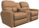 La-Z-Boy® Hawthorn Wheat Power Reclining Loveseat with Console and Headrest-0