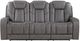 Steve Silver Co. Daniel Mossy Gray Triple Power Reclining Theater Sofa-3
