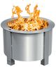 Breeo® X Series 22" Stainless Steel Metal Outdoor Round Wood Fire Pit -0