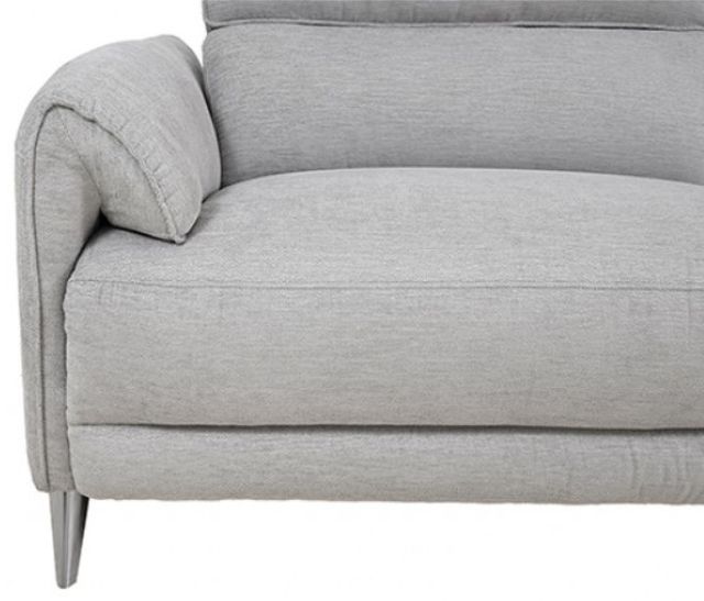 Furniture of America® Brande Light Gray Power Reclining Sectional with Right Chaise-4