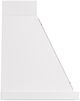 Ilve® Nostalgie II Noblesse 30" White Wall Mounted Range Hood with Burnished Trim-2