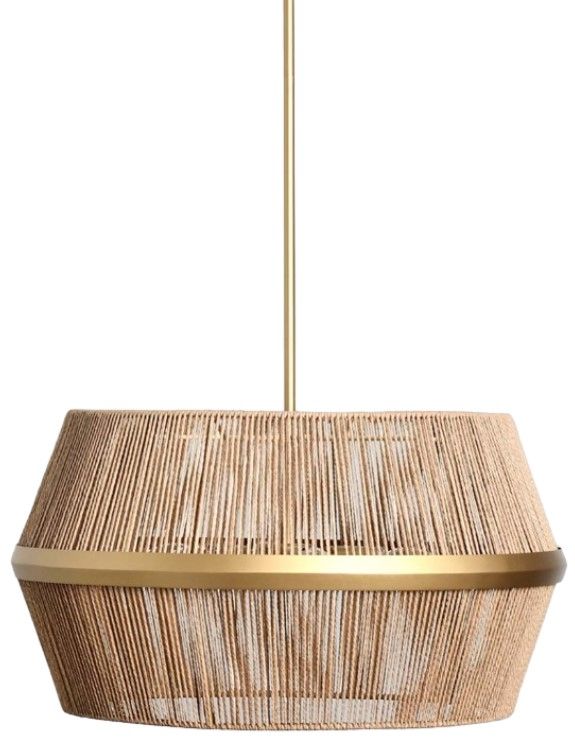 Classic Home Wendy Gold/Natural Chandelier-0