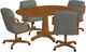 Chromcraft™ Customizable Nova Harrison 5-Piece Dining Set-0