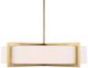Uttermost® Cresson Brass/White 4-Light Pendant-4