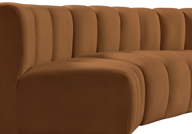 Meridian Furniture Arc 6-Piece Saddle Velvet Sectional-3