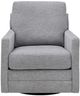 Signature Design by Ashley® Freybourne Pewter Swivel Accent Chair-1