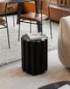 Moe's Home Collection Taffy Black Concrete Outdoor Accent Table-4