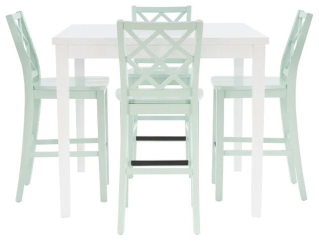 Powell® Maui 5-Piece Mint Counter Dining Set-3