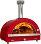 XO 40" Red Countertop Liquid Propane And Wood Pizza Oven-1