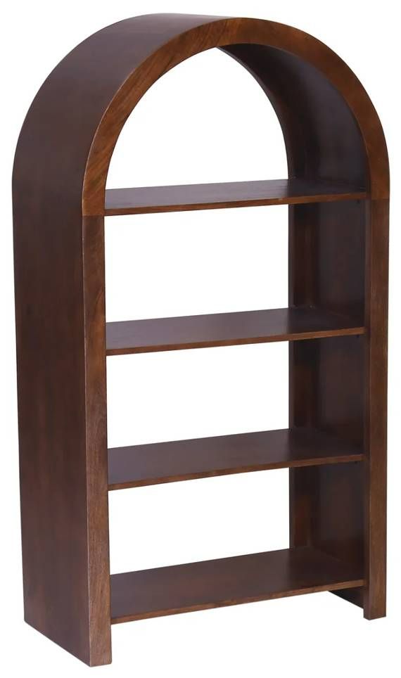 Porter International Designs Ellipse Brown Bookcase-0