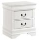 Homelegance® Mayville White Nightstand-0