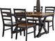 Signature Design by Ashley® Wildenauer 5-Piece Brown/Black Dining Table Set-0
