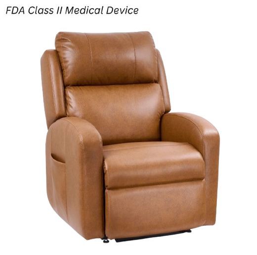 UltraComfort™ Aiden Sparrow Small Power Lift Recliner with FIR HeatWave System-0