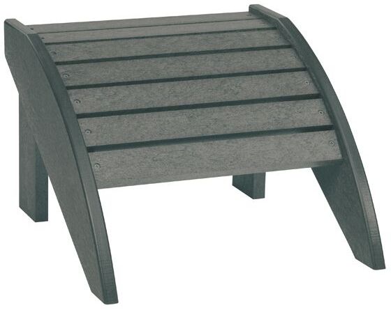 C R Plastic Slate Grey Footstool-0