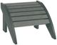 C R Plastic Slate Grey Footstool-0