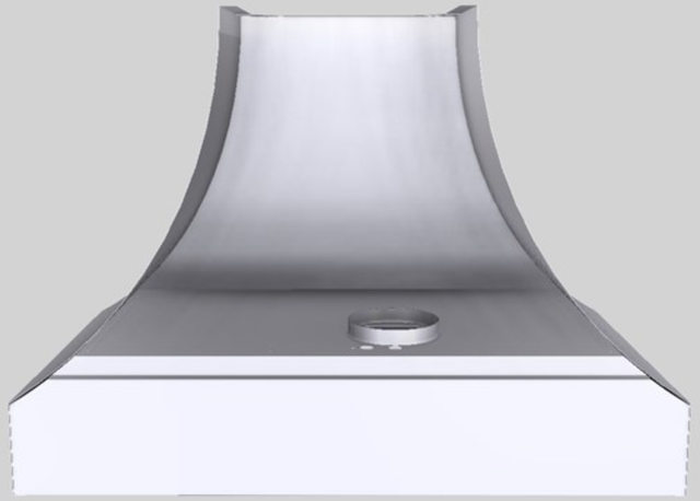Vent-A-Hood® Designer Series 42" White Wall Mounted Range Hood-3