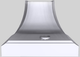Vent-A-Hood® Designer Series 42" White Wall Mounted Range Hood-3