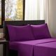 Olliix by Intelligent Design Purple Twin Microfiber All Season Wrinkle-Free Sheet Set-3