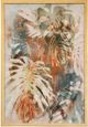Stylecraft Beige/Brown/Gold/Gray/Light Blue/Off-White/Orange Wall Art-0