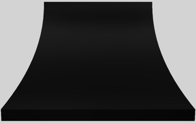 Vent-A-Hood® Designer Series 48" Black Wall Mounted Range Hood-0