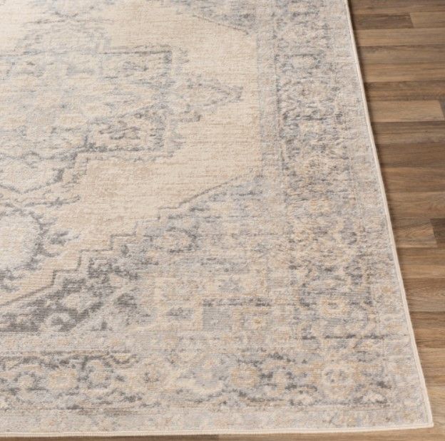 Surya City Light Cream/Light Gray 4'x6' Area Rug-2