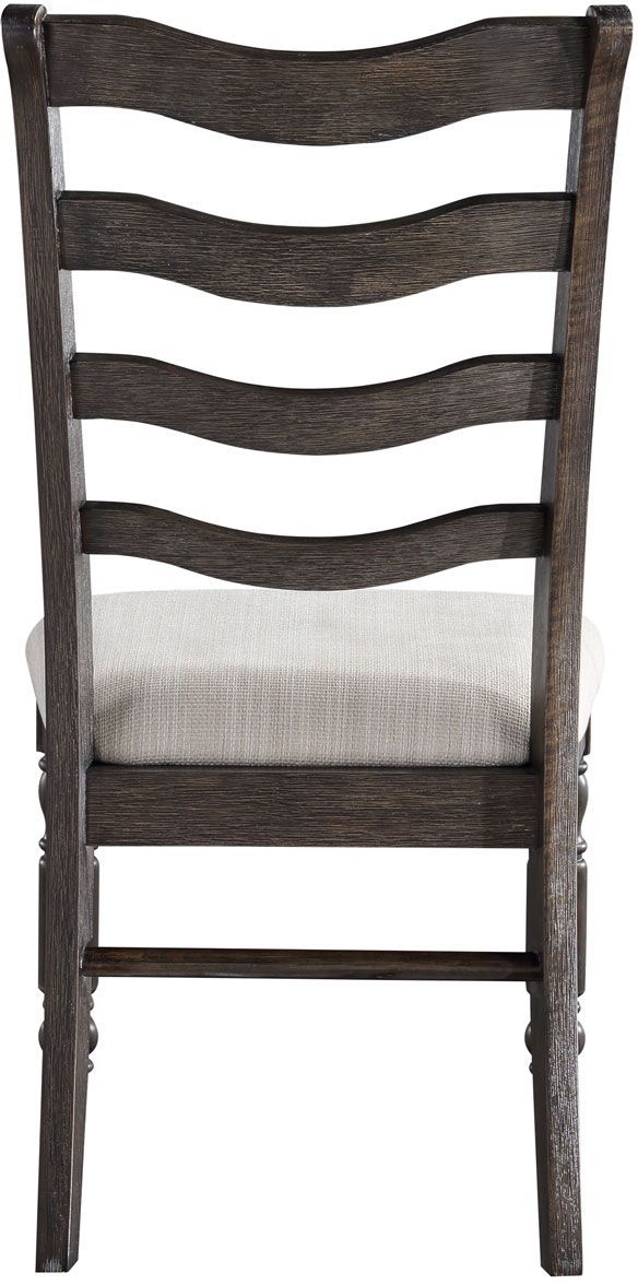 Steve Silver Co. Hutchins Beige/Dusty Espresso Dining Side Chair-3