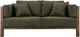 International Furniture Direct Roots Brown/Olive Loveseat-1