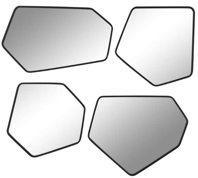 Uttermost® Linneah 4-Piece Black Mirror Set-3