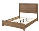 Furniture of America® Panelli Walnut Twin Panel Bed-2