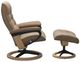 Stressless® by Ekornes® Customizable Opal Large Signature Base Recliner and Ottoman-1