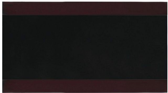 Mazin Furniture Daisy Espresso Glass Inset Topped Dining Table-2