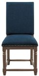 Olliix by Madison Park Cirque Set of 2 Navy Dining Chair-1